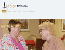 Tablet Screenshot of barnegatrehab.com